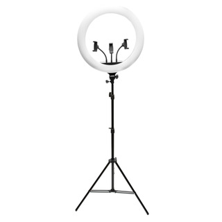 PROFESSIONAL MAKEUP & VLOGGING 18-INCH DIMMABLE LED RING LIGHT