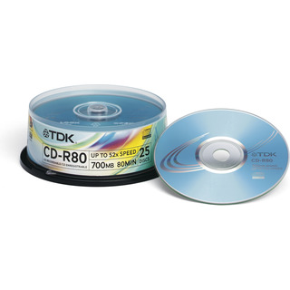 TDK TDK CD-R80 25Cakebox
