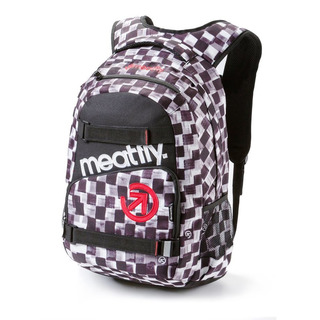 meatfly Exile 2 E - Cross Check Print - černý batoh 22l