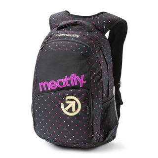 meatfly Exile 2 G - Rainbow Dot Black Print - černý batoh 22l