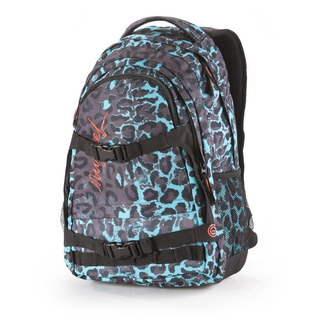 Connor D - Leopard Mint - zelený batoh 26l