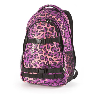 NUGGET Connor C - Leopard Peach - fialovorůžový batoh 26l