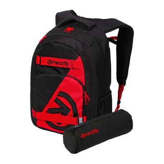 Meatfly batoh Exile Red Black 26 l + penál zdarma