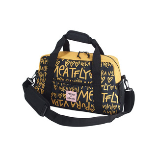 meatfly X MAVIS Pura Vida Yellow / Black - žlutočerná cestovní taška (26 l)