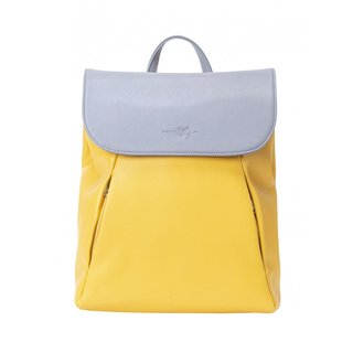 meatfly Triumph 2 C - Light Grey, Sunshine - žlutý dámský batoh