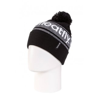 meatfly Robb 3 Black, Heather Grey - pánský kulich