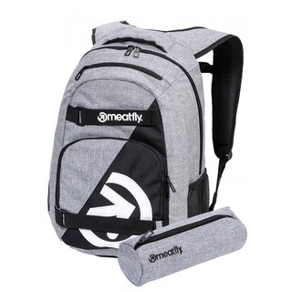 meatfly Exile 5 A - Heather Grey - šedý batoh 24l