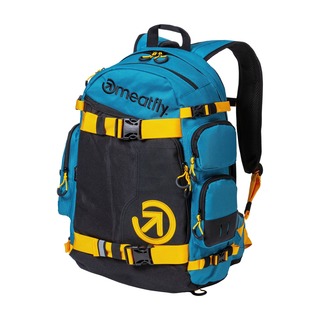 meatfly WANDERER BACKPACK Ocean blue / yellow - modrý batoh 28l