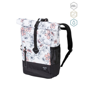 Holler - Blossom White - bílý batoh 28l + pláštěnka zdarma