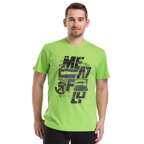 Burnout T-Shirt E - GREEN FLASH - zelené pánské tričko s krátkým rukávem - US S