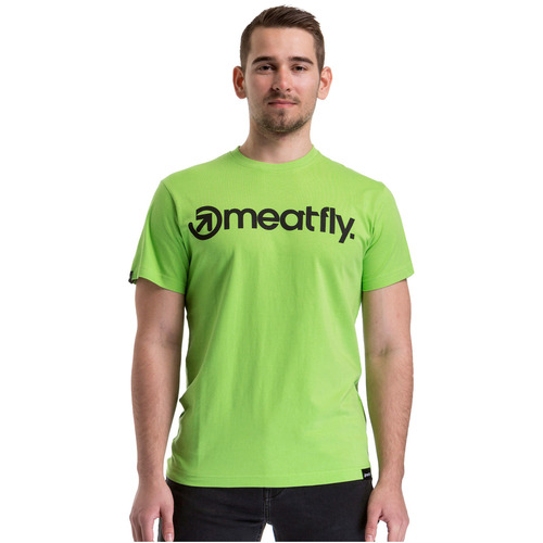 Logo T-Shirt green flash - E - zelené pánské tričko s krátkým rukávem - US M