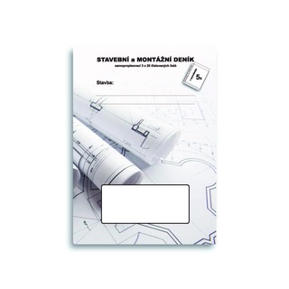 SET SET09 samopropis. stavební deník, A4, 20 trojsložek + kapsa (5ks)