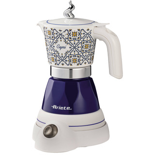 Ariete 1358 Capri Moka Aroma elektrická moka konvička 2–4 moka šálky 160 ml modrá