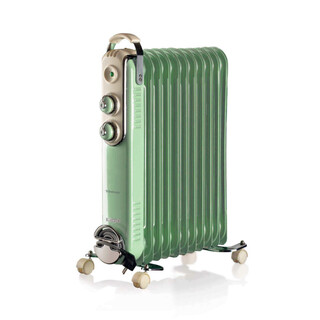 ARIETE 839/04 Vintage - zelený olejový radiátor (11 topných článků)