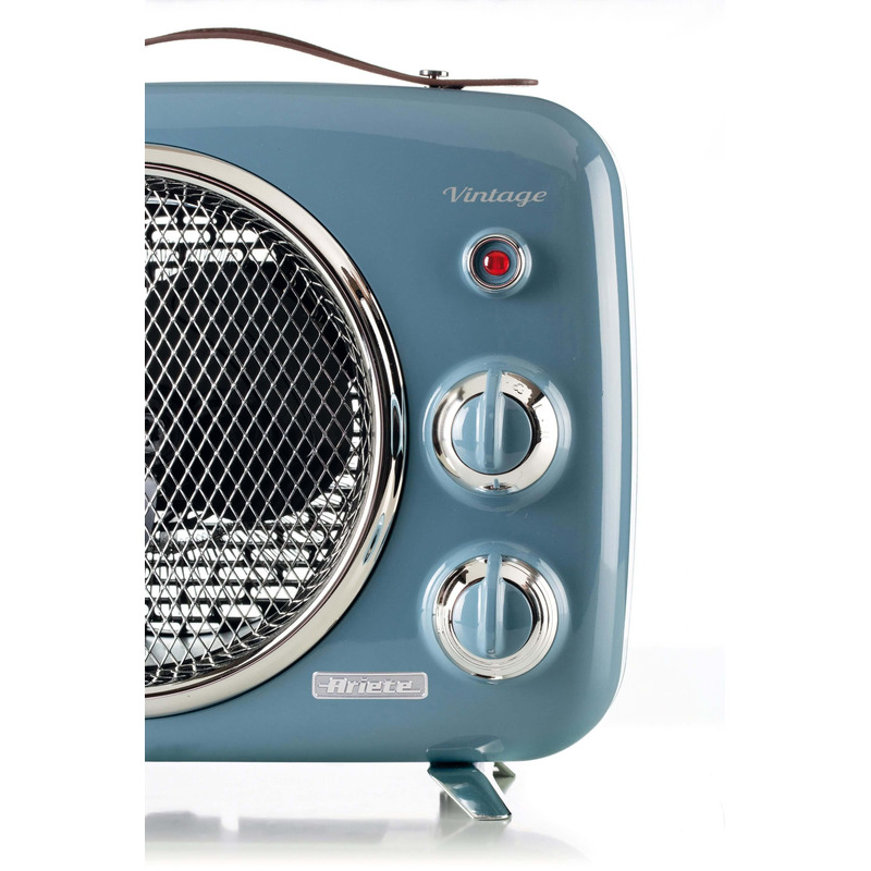 ARIETE teplovzdušný ventilátor 808/05 modrý – Vintage design