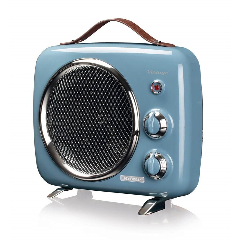 ARIETE teplovzdušný ventilátor 808/05 modrý – Vintage design
