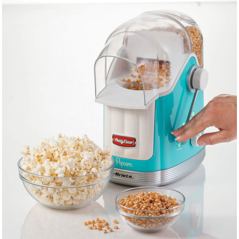 ARIETE popcornovač s pákou 2958/01 modrý