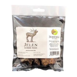 Bohemia Pet Food Jelení sušené maso - sušená svalovina (50g)
