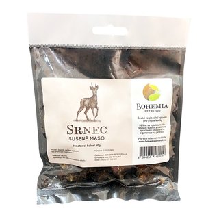Bohemia Pet Food Srnec sušené maso - sušená svalovina (50g)