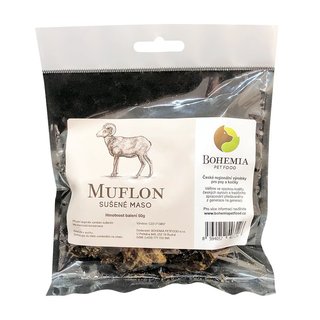 Bohemia Pet Food Mufloní sušené maso - sušená svalovina (50g)