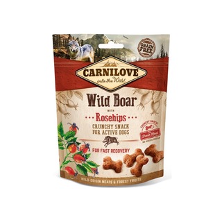 CARNILOVE Dog Crunchy Snack Wild Boar & Rosehips - křupavý pamlsek z divočáka se šípkem (200g)