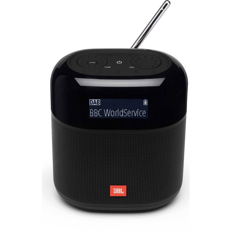 JBL Tuner XL Black – přenosný vodotěsný výkonný Bluetooth reproduktor s DAB, DAB+, FM rádiem
