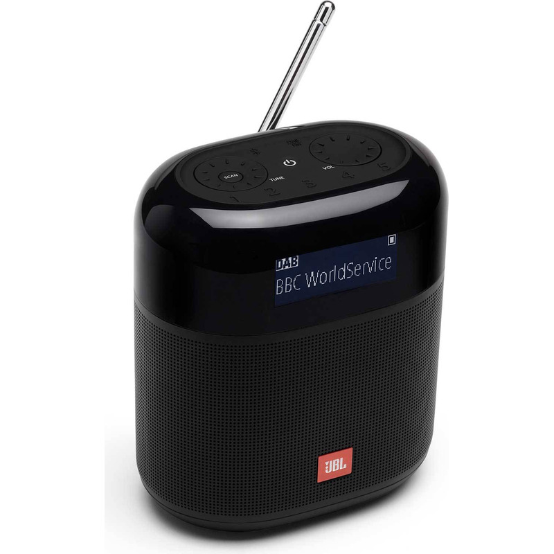 JBL Tuner XL Black – přenosný vodotěsný výkonný Bluetooth reproduktor s DAB, DAB+, FM rádiem