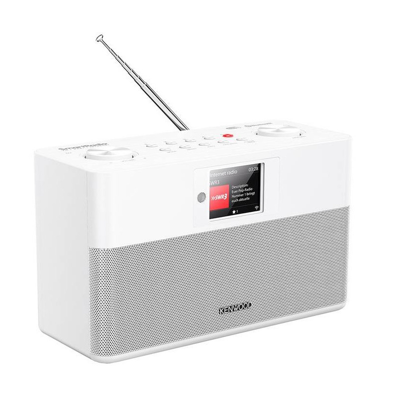 Kenwood CR-ST120S-W bílé internetové rádio s DAB+ a Bluetooth