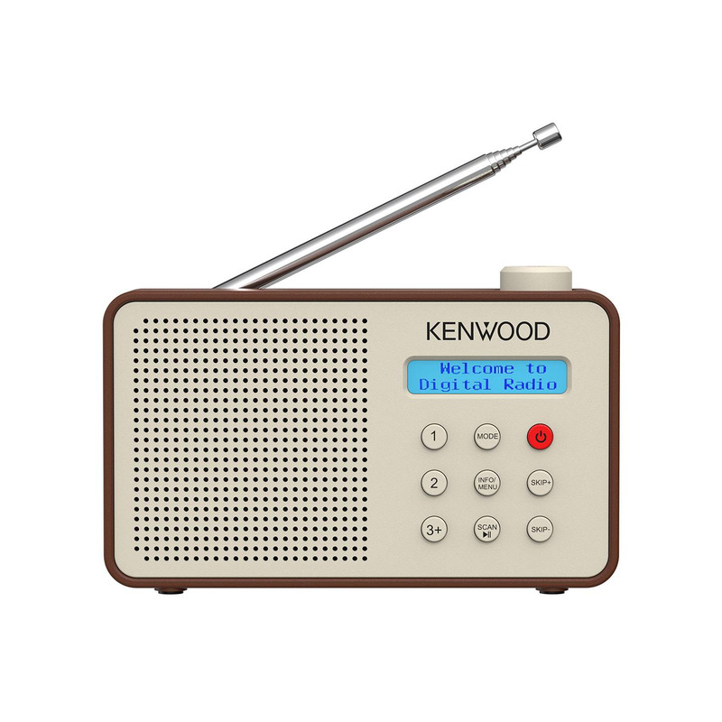 Kenwood CR-M25DAB-T přenosné DAB+/FM rádio s Bluetooth moka