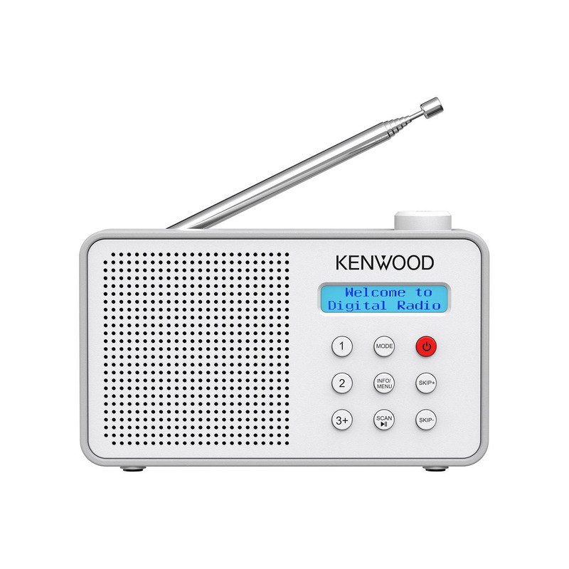 Kenwood CR-M25DAB-W přenosné DAB+/FM rádio s Bluetooth bílé