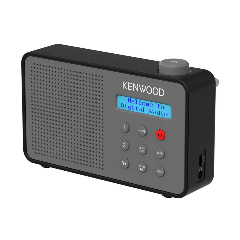 Kenwood CR-M25DAB-H přenosné DAB+/FM rádio s Bluetooth šedé