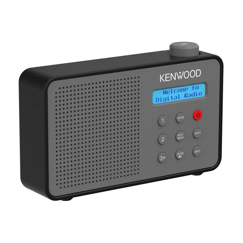 Kenwood CR-M25DAB-H přenosné DAB+/FM rádio s Bluetooth šedé