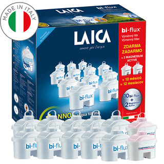 Laica balení filtrů Bi-Flux (10× univerzální + 2ks magnézium) F12SES0