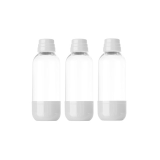 LIMO BAR soda láhev 0,5 l - bílá - 3pack
