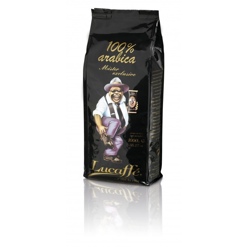 Lucaffé Mr. Exclusive 100% Arabica zrnková káva 1kg