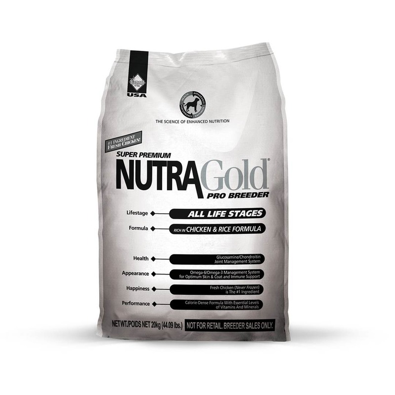 NutraGold Breeder Bag 20kg - superprémiové krmivo (kuřecí maso, rýže)
