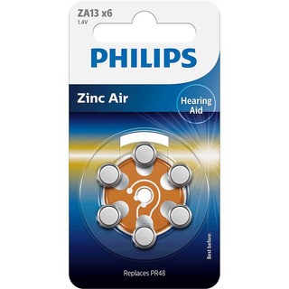 Philips baterie do naslouchadla (ZA13B6A/10,6ks)