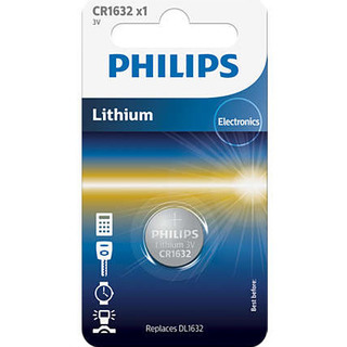 Philips baterie LITHIUM 1ks (CR1632/01B, CR 2032, 3,00V)