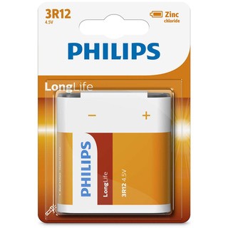 Philips baterie LONGLIFE 1ks blister (3R12L1B/10, 4,5V, 3R12)