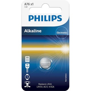 Philips baterie ALKALINE 1ks blistr (A76/01B, LR44)