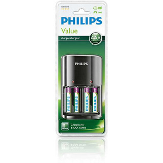 Philips MultiLife nabíječka na tužkové baterie (SCB1450NB/12) + 4x AAA NiMH 800mAh