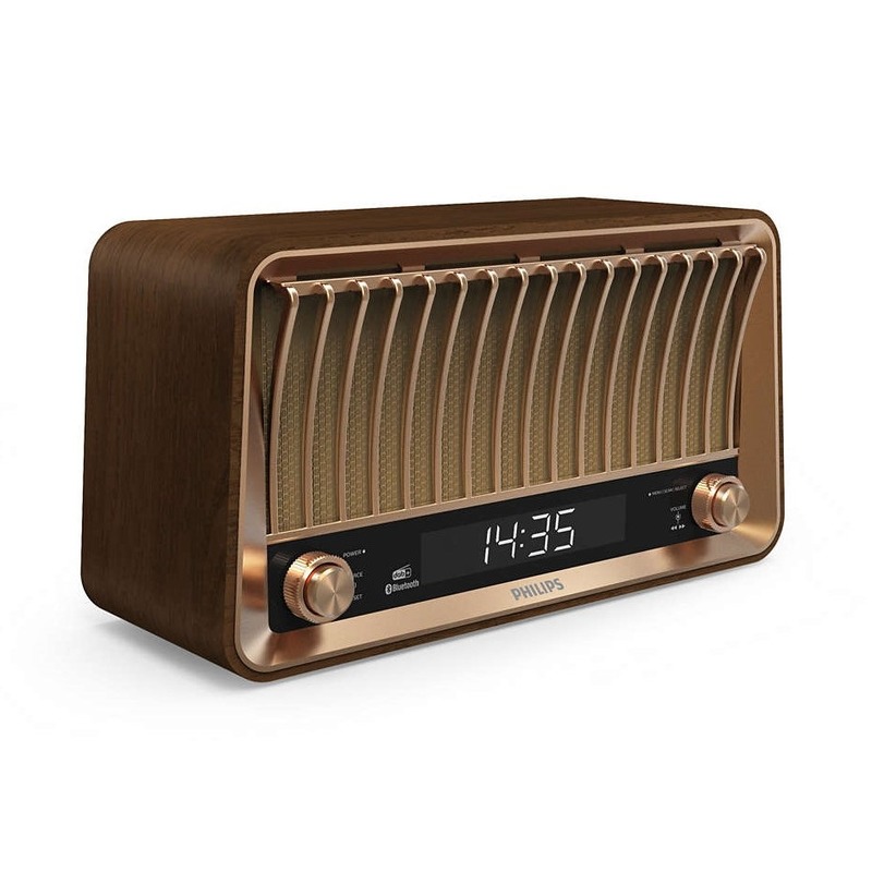 Philips TAVS700/10 - retro bezdrátový reproduktor s rádiem DAB+