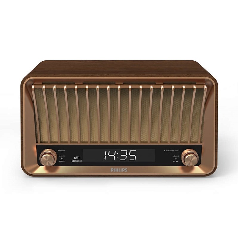 Philips TAVS700/10 - retro bezdrátový reproduktor s rádiem DAB+