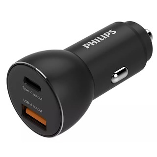 Philips DLP2521/00 - nabíječka do auta s porty 1x USB-A + 1x USB-C