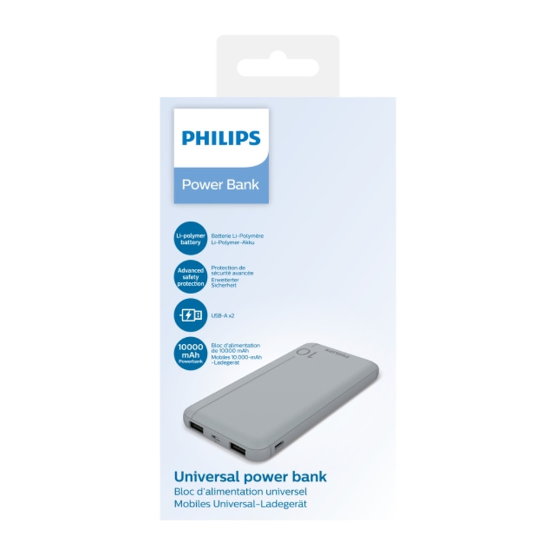Philips DLP1810NB/62 - tenká powerbanka 10 000 mAh