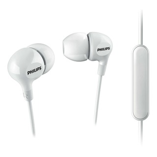 Philips SHE3555WT/00 bílá sluchátka do uší s mikrofonem