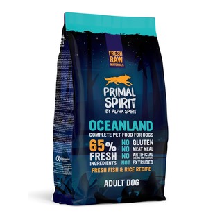 Primal Spirit Dog 65% Oceanland 1 kg - za studena lisované granule (čerstvá ryba)
