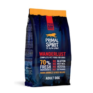 Primal Spirit Dog 70% Wanderlust 1 kg - za studena lisované granule (kuřecí maso, čerstvá ryba)