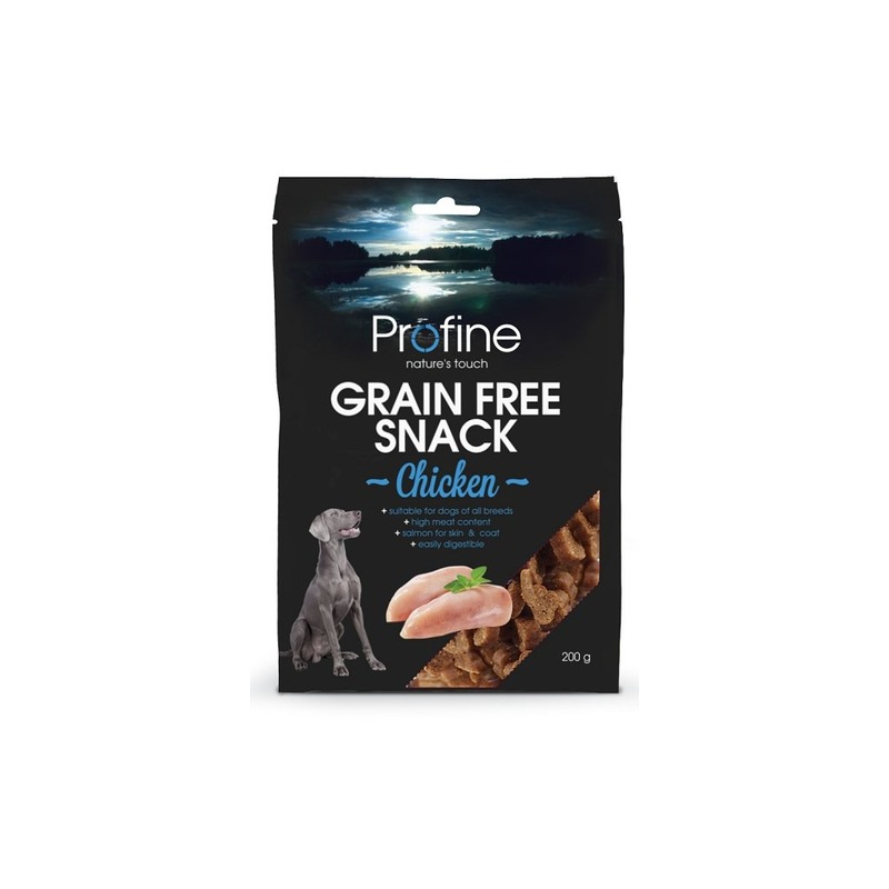 Profine Grain Free Snack Chicken - poloměkký pamlsek z kuřecího masa (200g)
