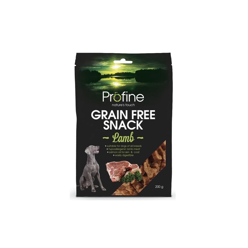 Profine Grain Free Snack Lamb - poloměkký pamlsek z jehněčího masa (200g)